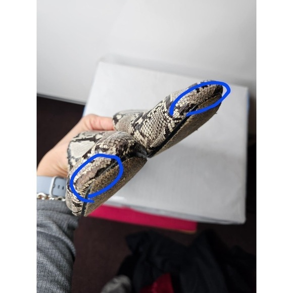 Vince Paz Snake Print Loafer flats. Leather 11?  Stylish. Comfort. - Picture 6 of 11